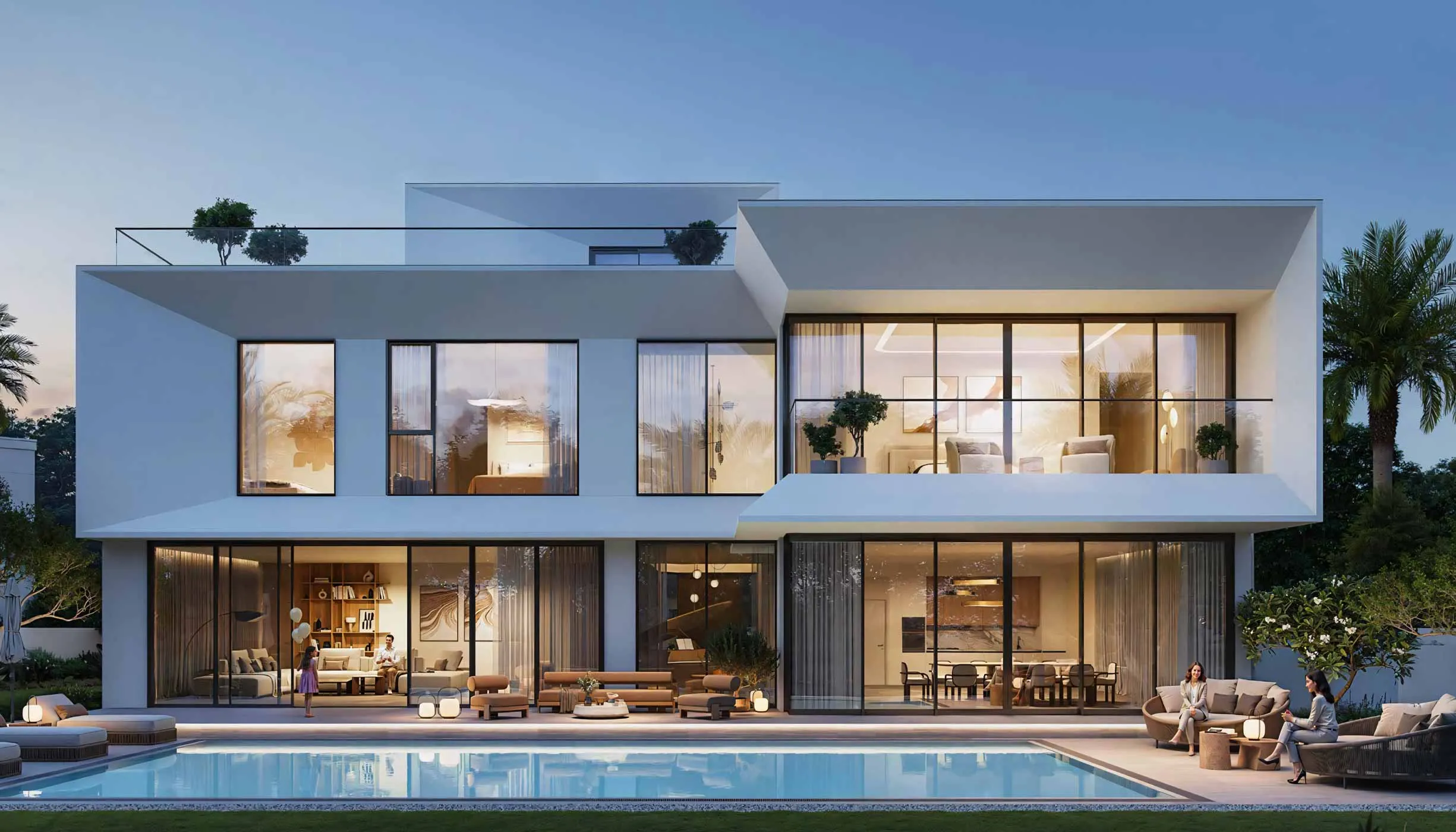 Marèva waterfront villas with lagoon and family lifestyle