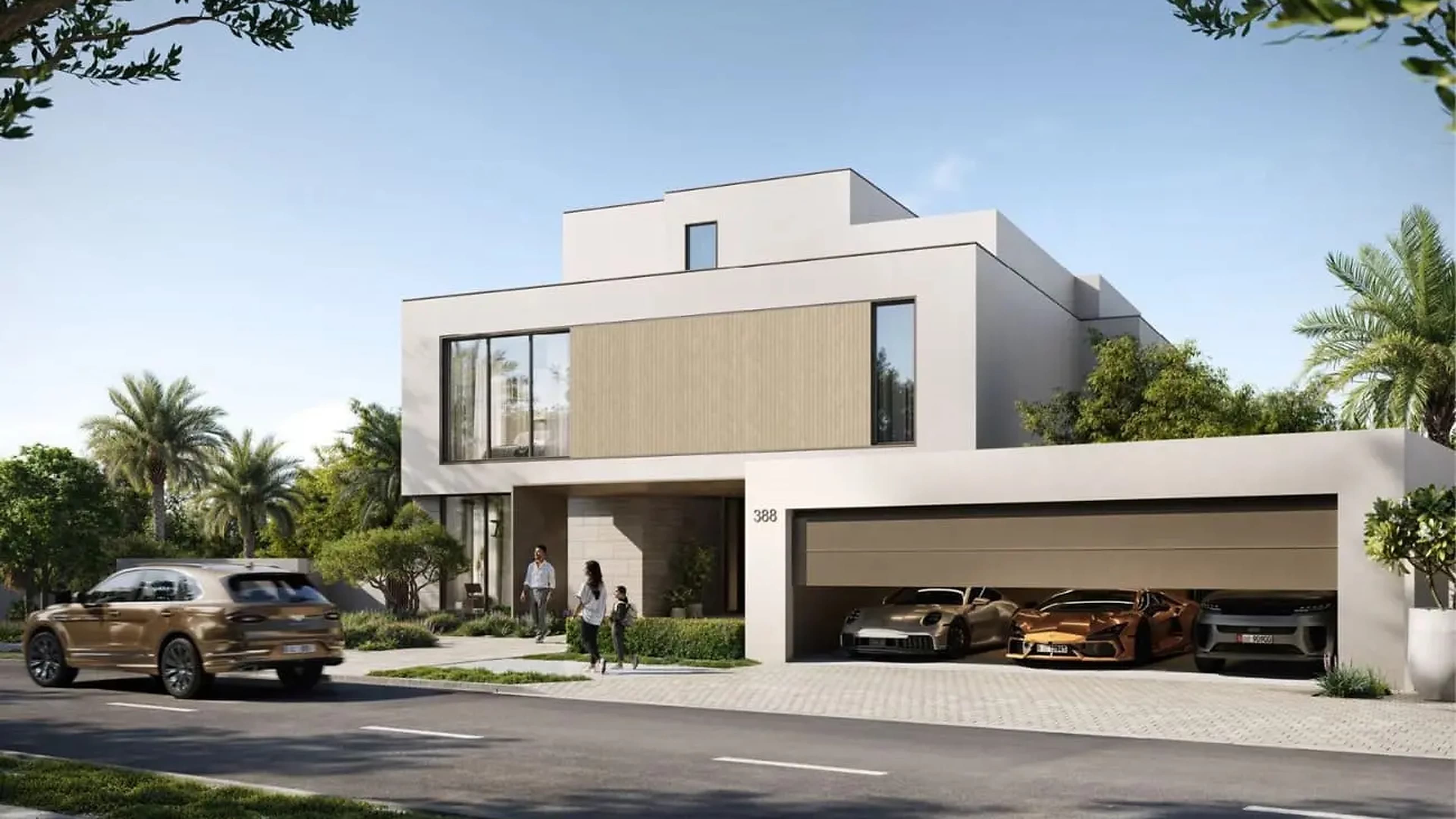 Palace Villas Ostra villa with four-car garage