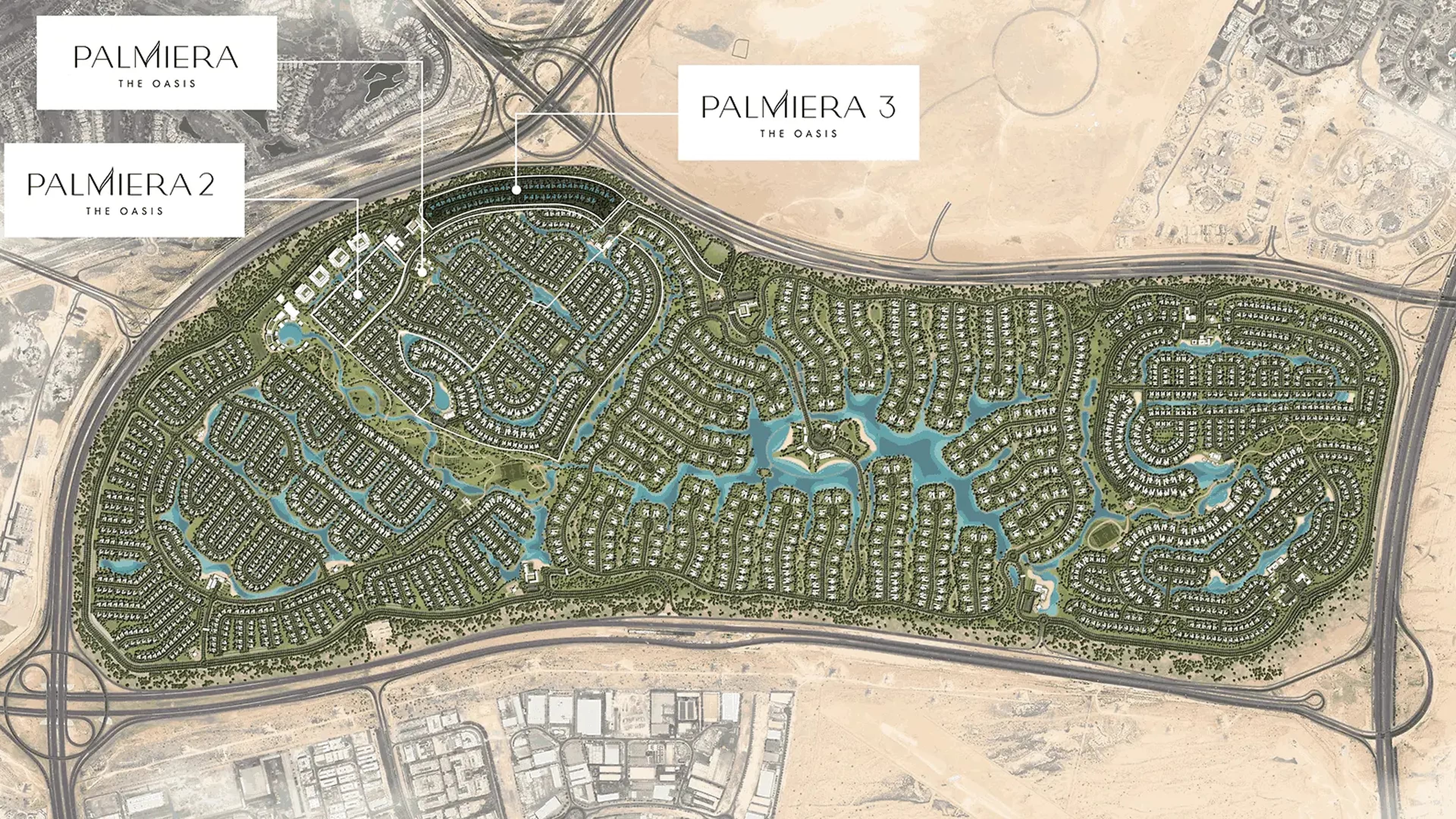 Palmiera at The Oasis masterplan at The Oasis by Emaar